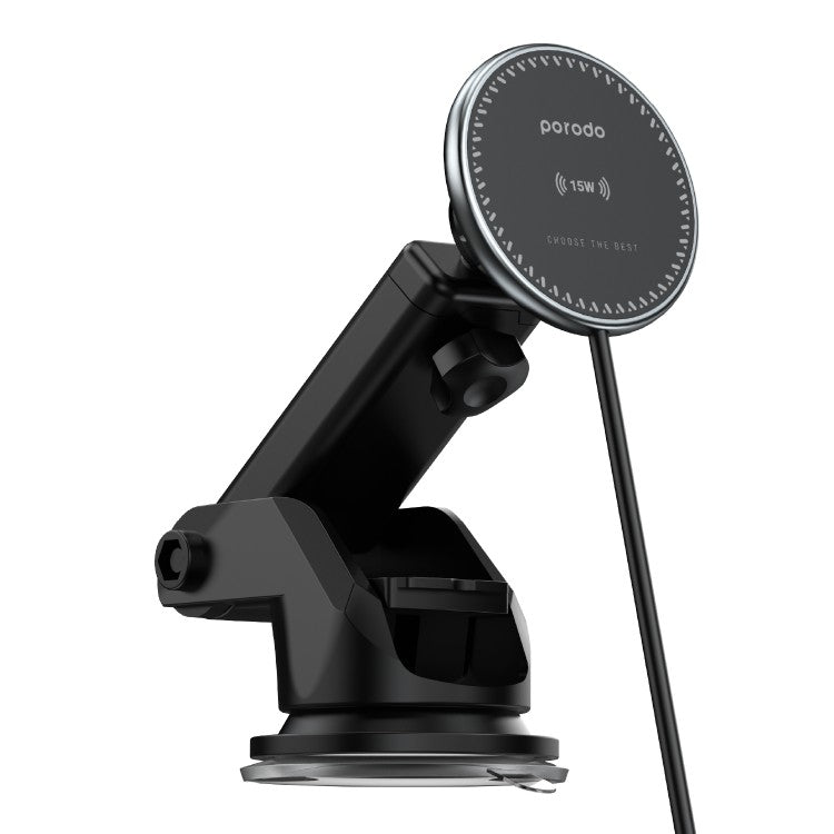 Porodo 3 In 1 Magnetic Car Charger Mount 15W With 20W PD Car Charger Porodo 3 In 1 Magnetic Car Charger Mount 15W With 20W PD Car Charger